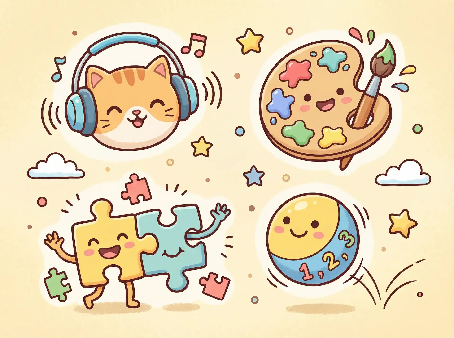 小朋友的手工作品 - 里番 益智创作